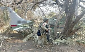 Aseguran aeronave clandestina en Oaxaca cargada de cocaína