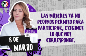 Cristina Ruiz Sandoval: “El 8M en el Estado de México no es celebración, es un grito de justicia”